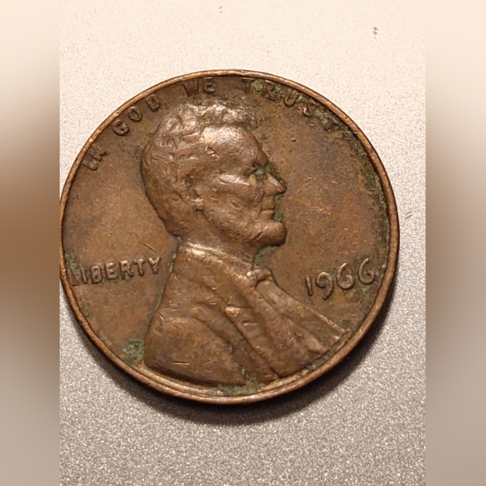 1966 Lincoln Memorial Penny Coin VTG Historical - Picture 4 of 8